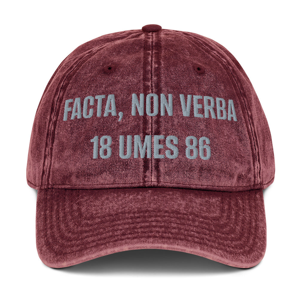 UMES Motto Vintage Cap