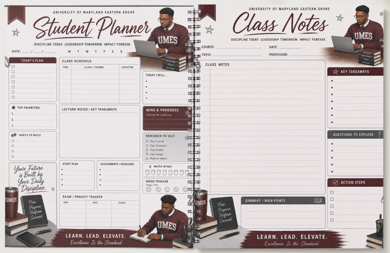 UMES Student Planners