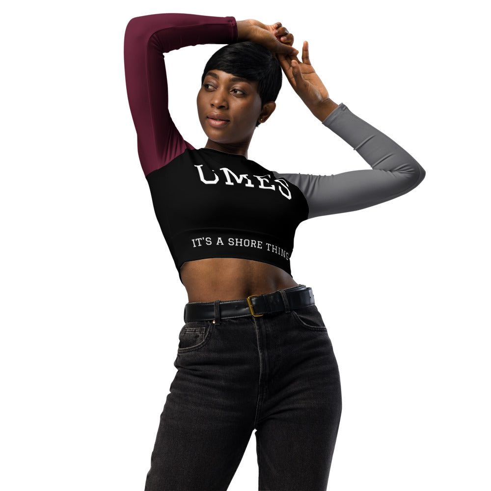 UMES Long Sleeve Crop Top