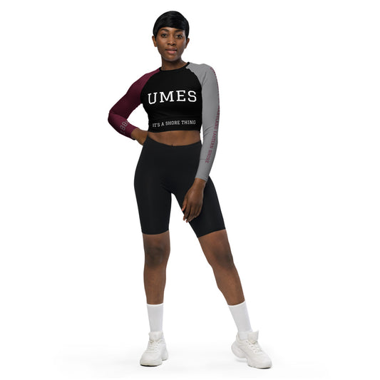 UMES Long Sleeve Crop Top