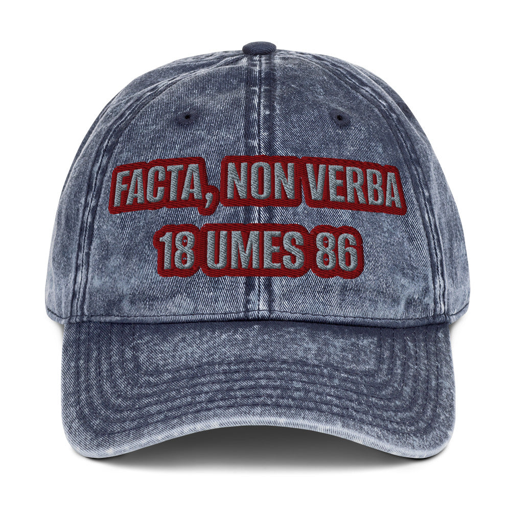UMES Motto Vintage Cap