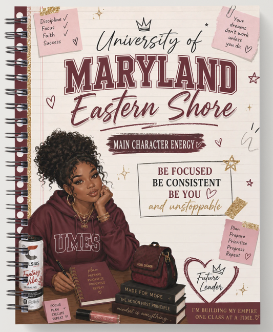 UMES College-Ruled Notebook